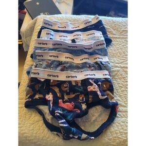 5 Pairs Carters Boys Underwear Sz 6/7